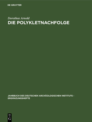 cover image of Die Polykletnachfolge